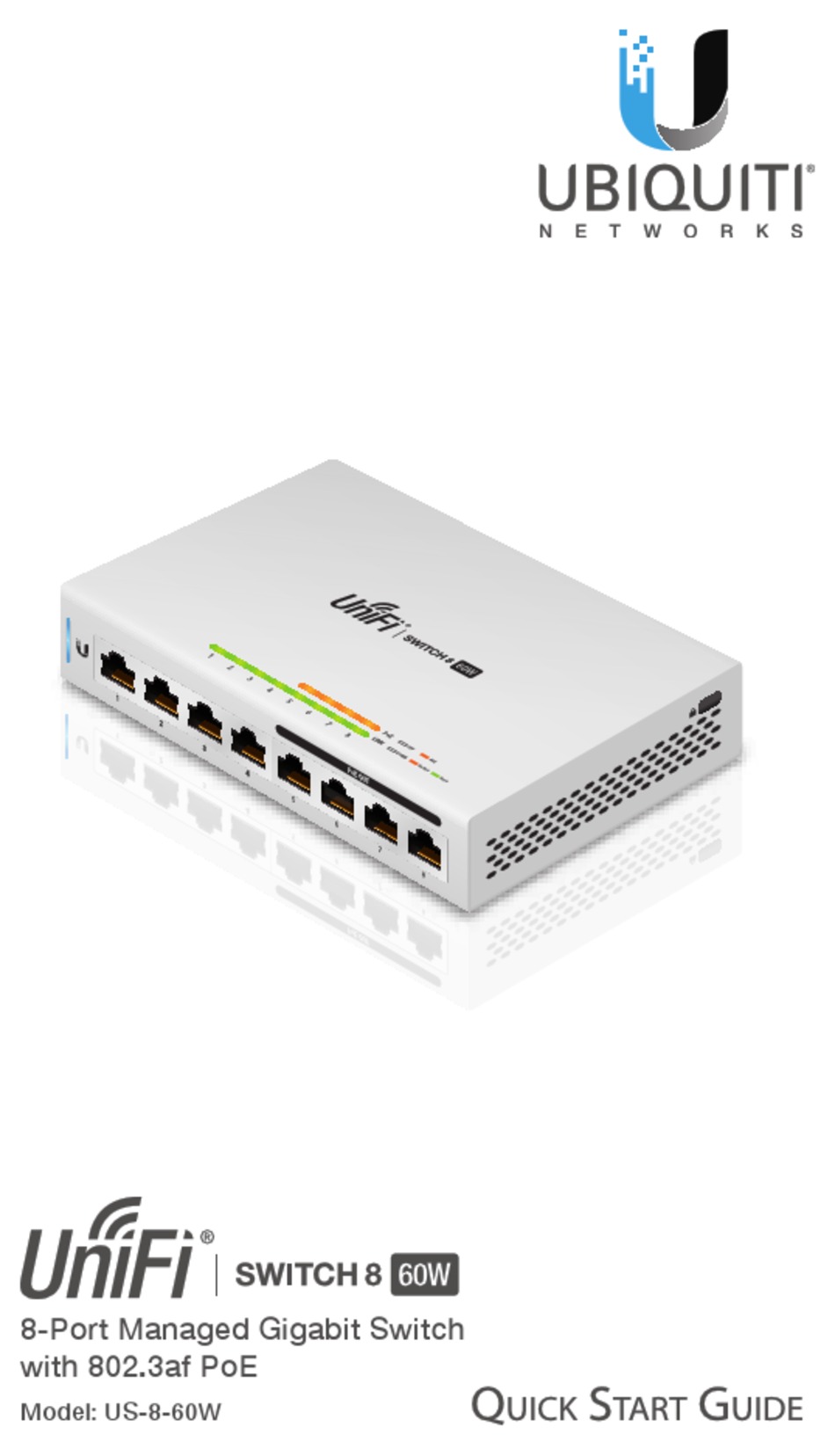 UBIQUITI UNIFI SWITCH 8 60W QUICK START MANUAL Pdf Download | ManualsLib