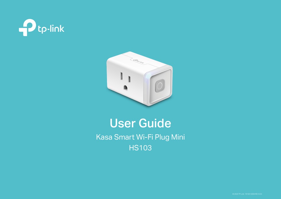 TP-LINK HS103 USER MANUAL Pdf Download | ManualsLib
