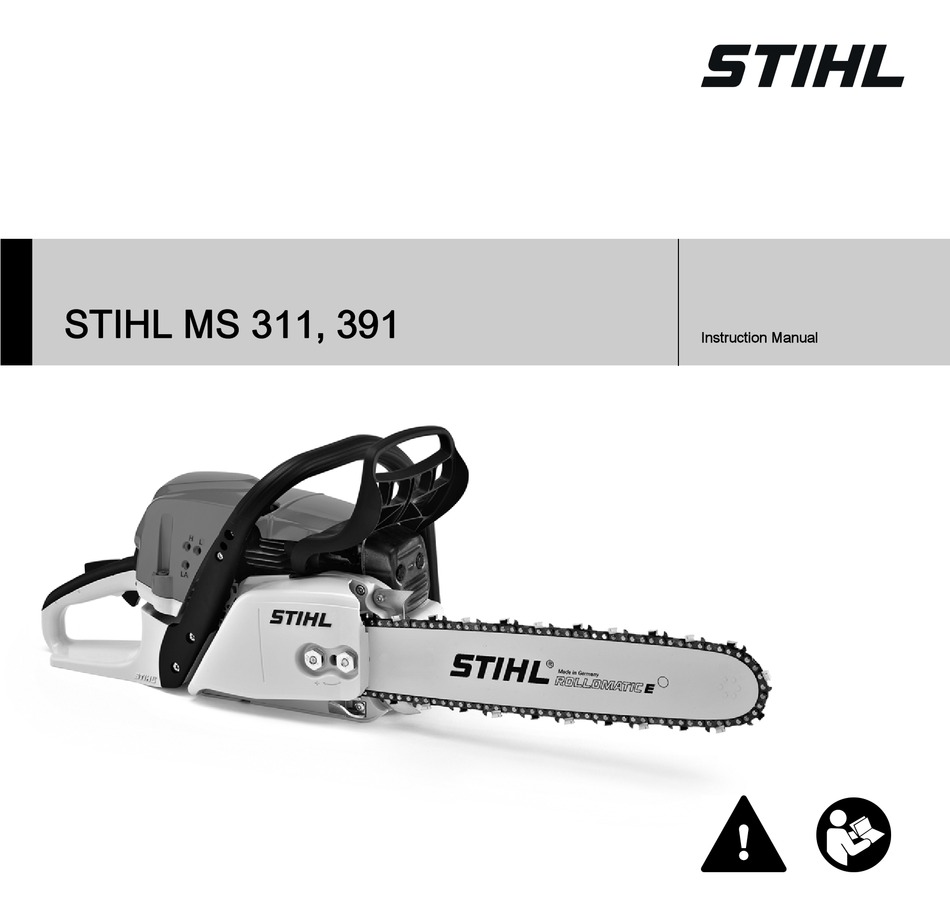STIHL MS 311 INSTRUCTION MANUAL Pdf Download ManualsLib