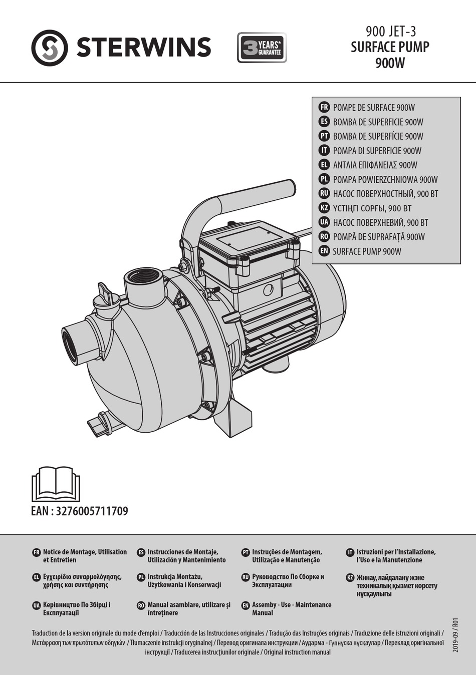 STERWINS 900 JET-3 ASSEMBY - USE - MAINTENANCE MANUAL Pdf Download ...
