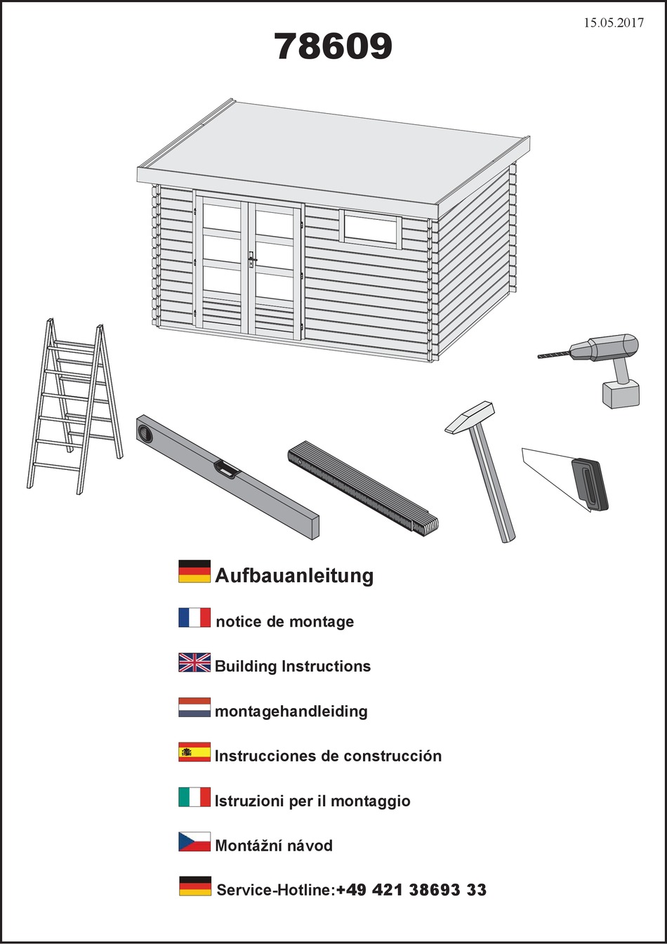 KARIBU 78609 BUILDING INSTRUCTIONS Pdf Download ManualsLib