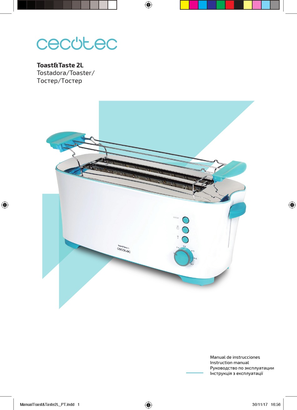 CECOTEC TOAST&TASTE 2L INSTRUCTION MANUAL Pdf Download ManualsLib