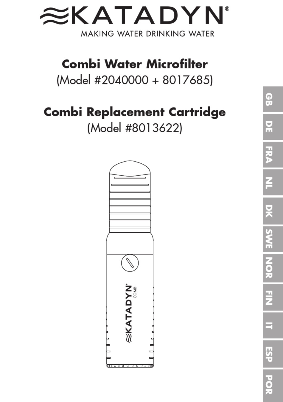 KATADYN 2040000 MANUAL Pdf Download ManualsLib