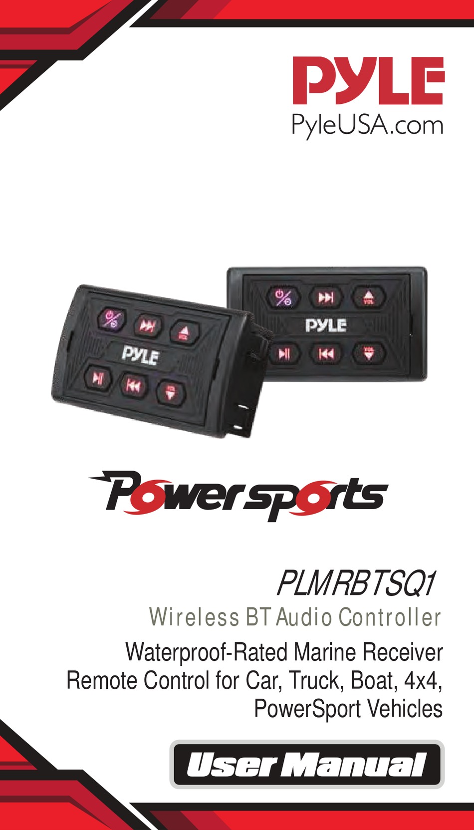 PYLE POWERSPORTS PLMRBTSQ1 USER MANUAL Pdf Download ManualsLib