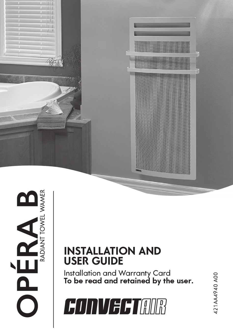 CONVECTAIR OP RA B INSTALLATION AND USER MANUAL Pdf Download ManualsLib