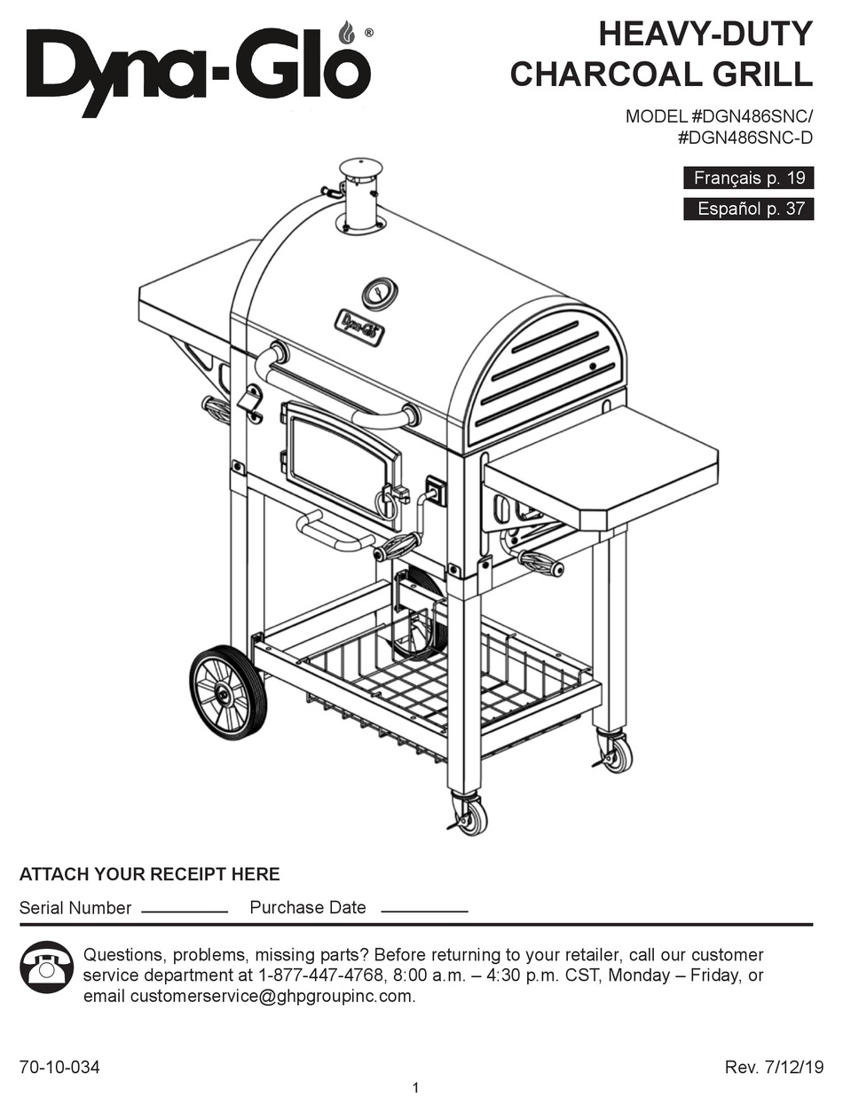 DYNAGLO DGN486SNC MANUAL Pdf Download ManualsLib