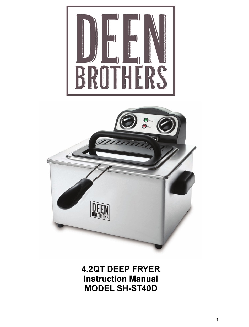DEEN BROTHERS SHST40D INSTRUCTION MANUAL Pdf Download ManualsLib