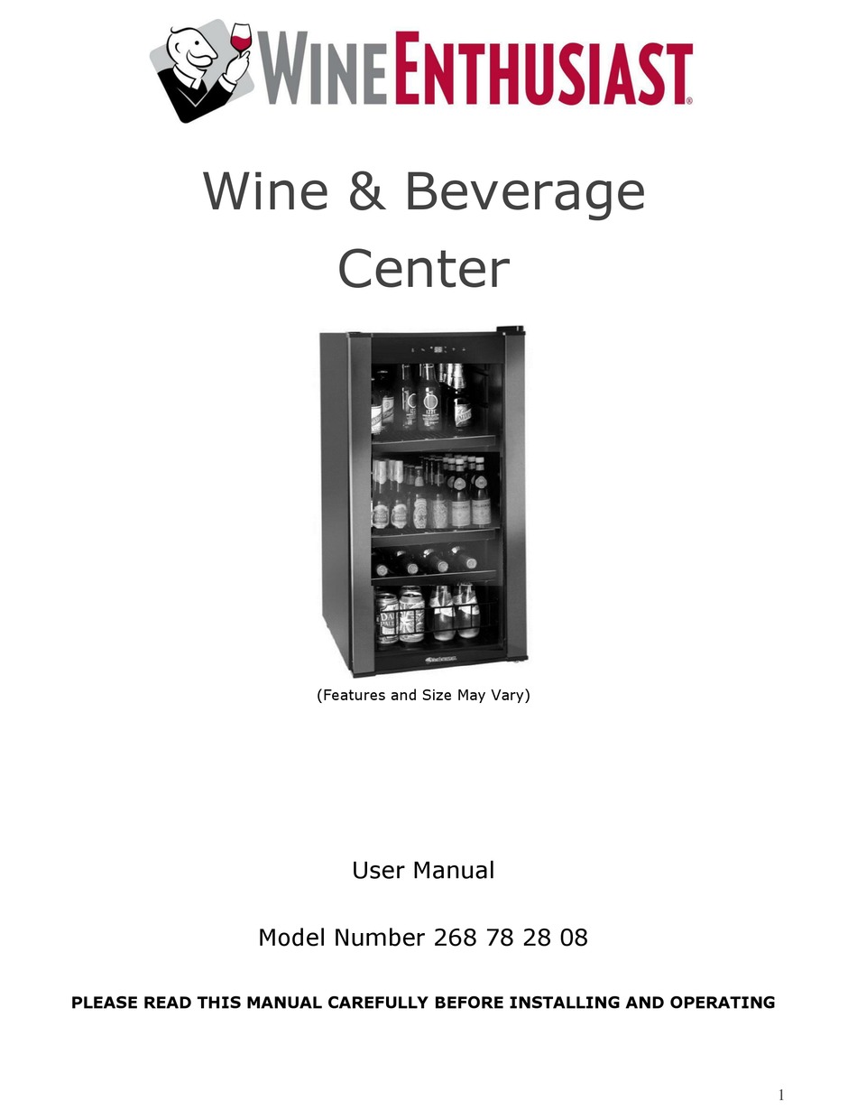 WINEENTHUSIAST 268 78 28 08 USER MANUAL Pdf Download | ManualsLib