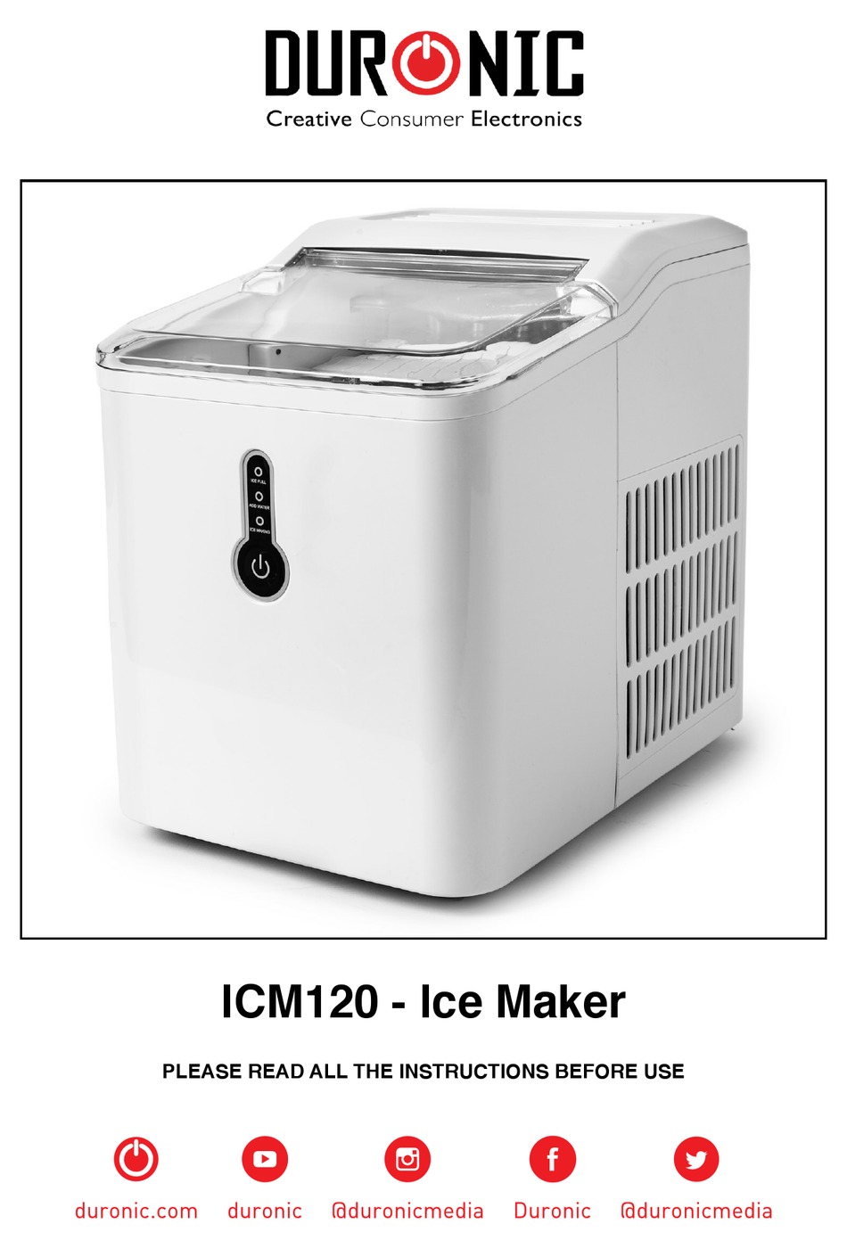 DURONIC ICM120 INSTRUCTIONS MANUAL Pdf Download ManualsLib