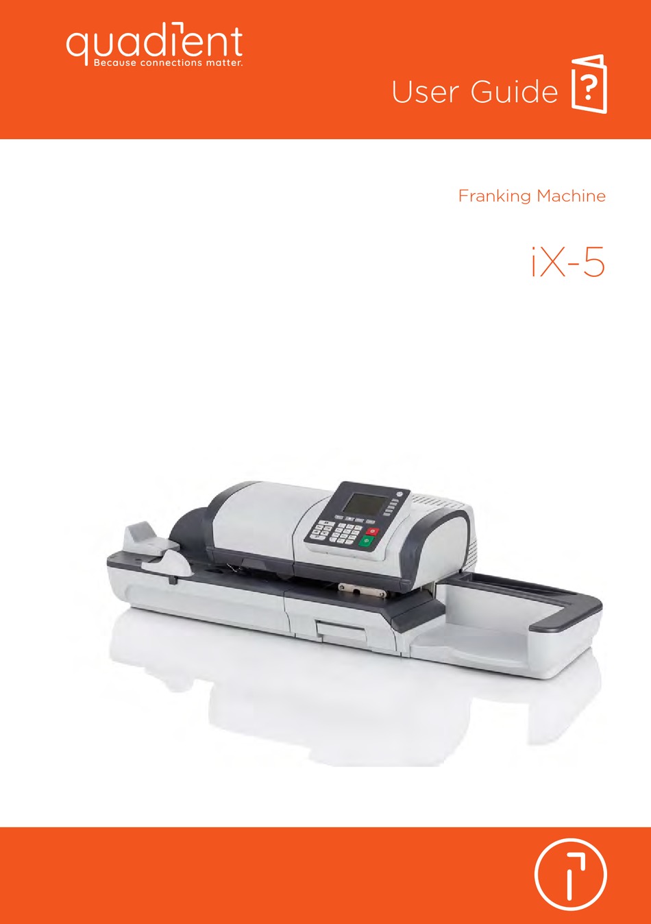 QUADIENT IX 5 USER MANUAL Pdf Download ManuaLib