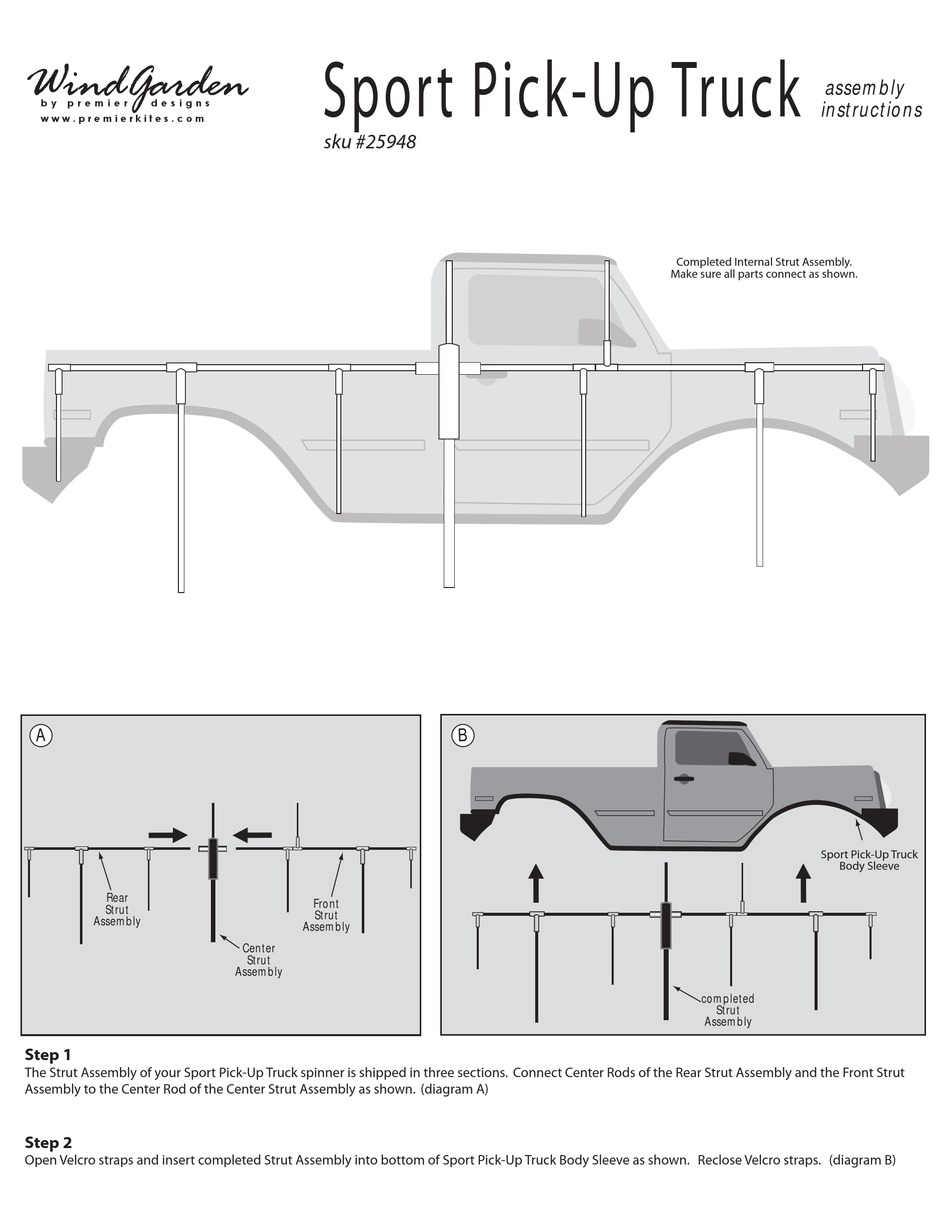 PREMIER DESIGNS WIND GARDEN 25948 ASSEMBLY INSTRUCTIONS Pdf Download