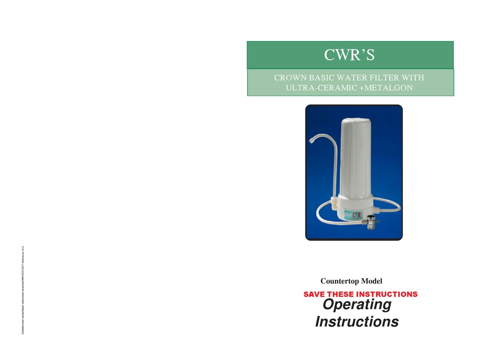 CWR CROWN NEW AIO BCCTB2 OPERATING INSTRUCTIONS Pdf Download ManualsLib