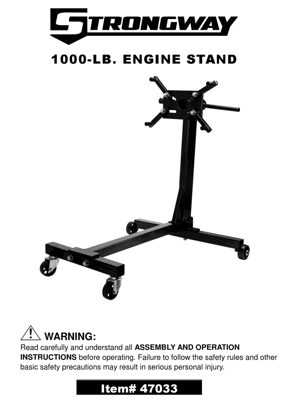 STRONGWAY 47033 MANUAL Pdf Download ManualsLib