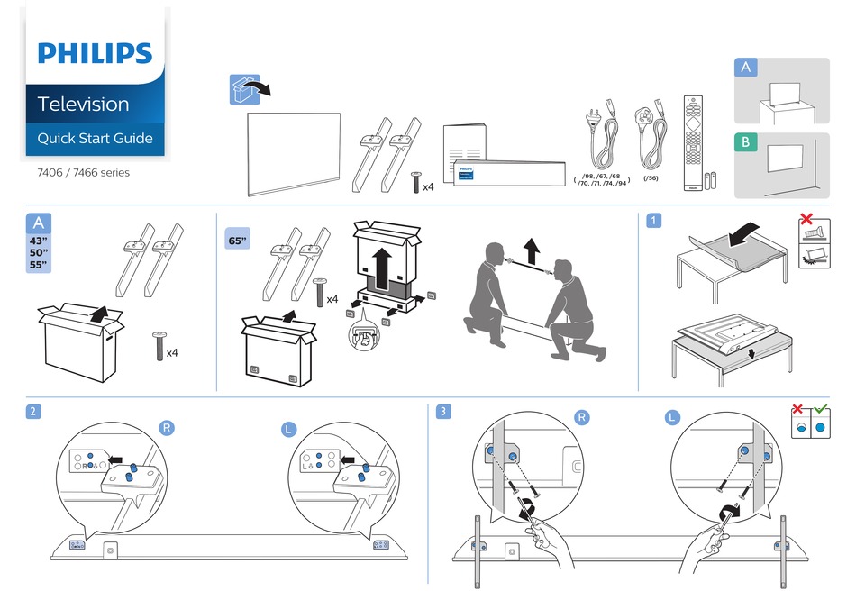 PHILIPS 7406 SERIES QUICK START MANUAL Pdf Download ManualsLib