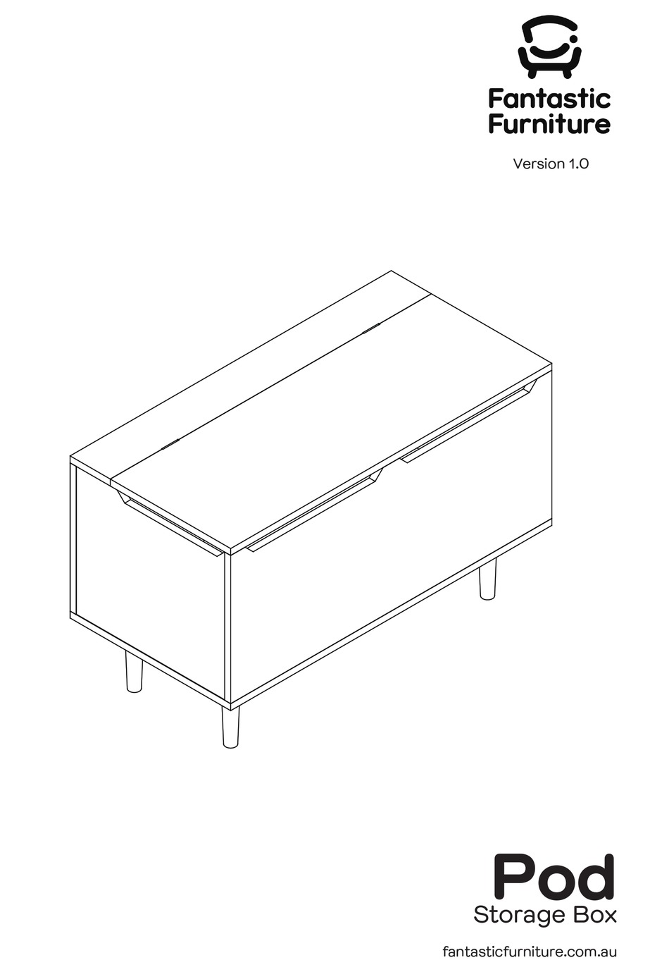 FANTASTIC FURNITURE POD STORAGE BOX QUICK START MANUAL Pdf Download