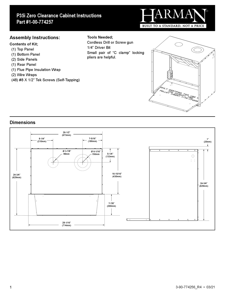 HARMAN P35I INSTRUCTIONS MANUAL Pdf Download ManualsLib