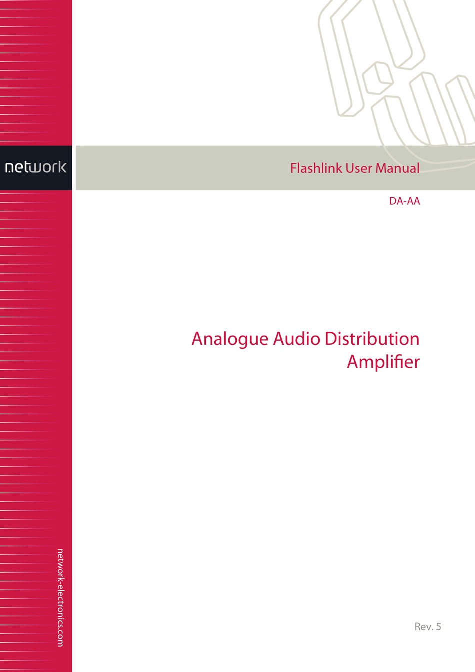 NETWORK FLASHLINK DA-AA USER MANUAL Pdf Download | ManualsLib