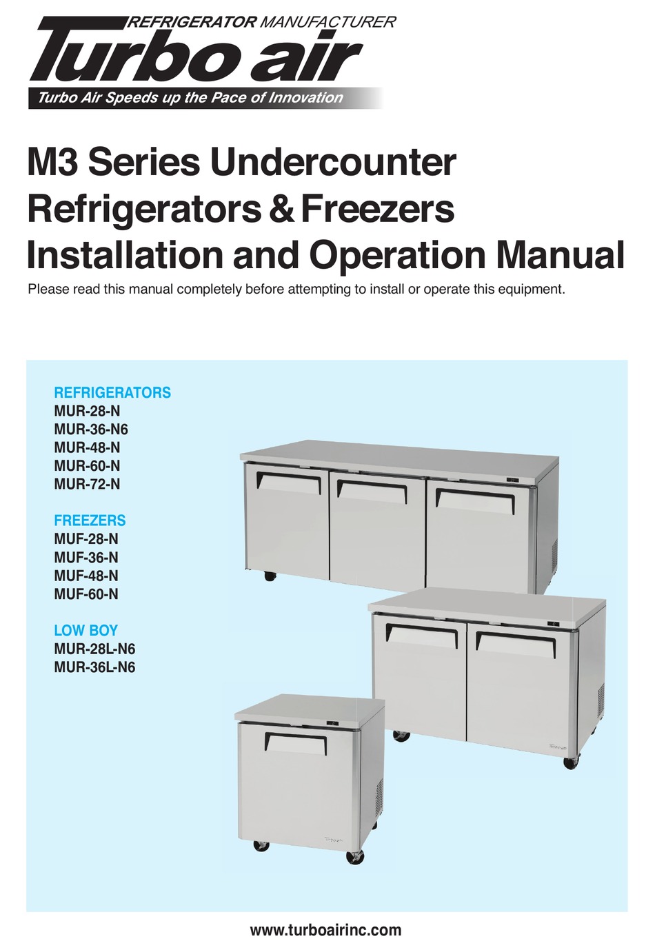 turbo air refrigerator troubleshooting