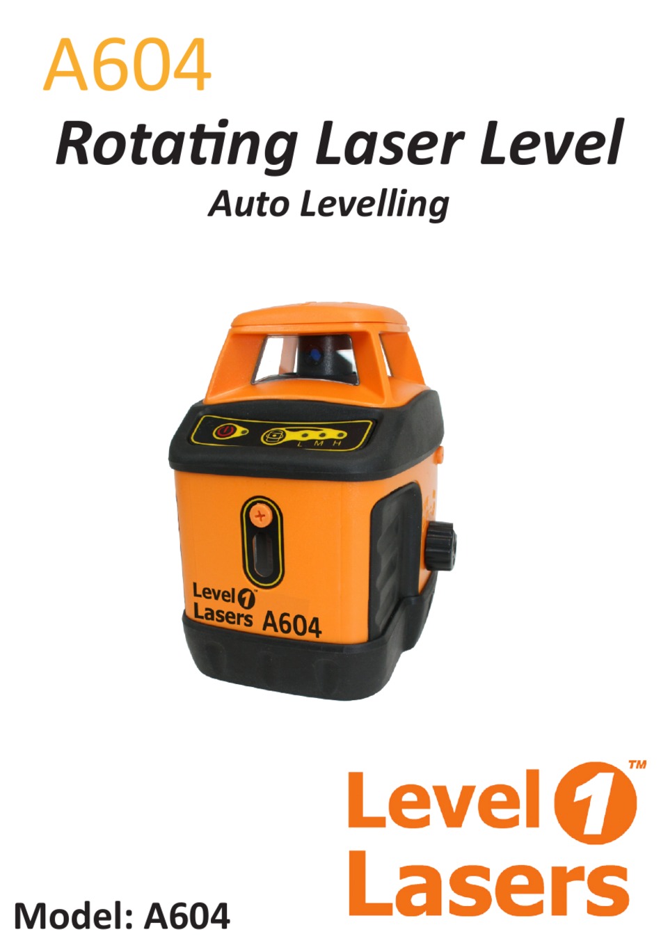 LEVEL 1 LASERS A604 MANUAL Pdf Download ManualsLib