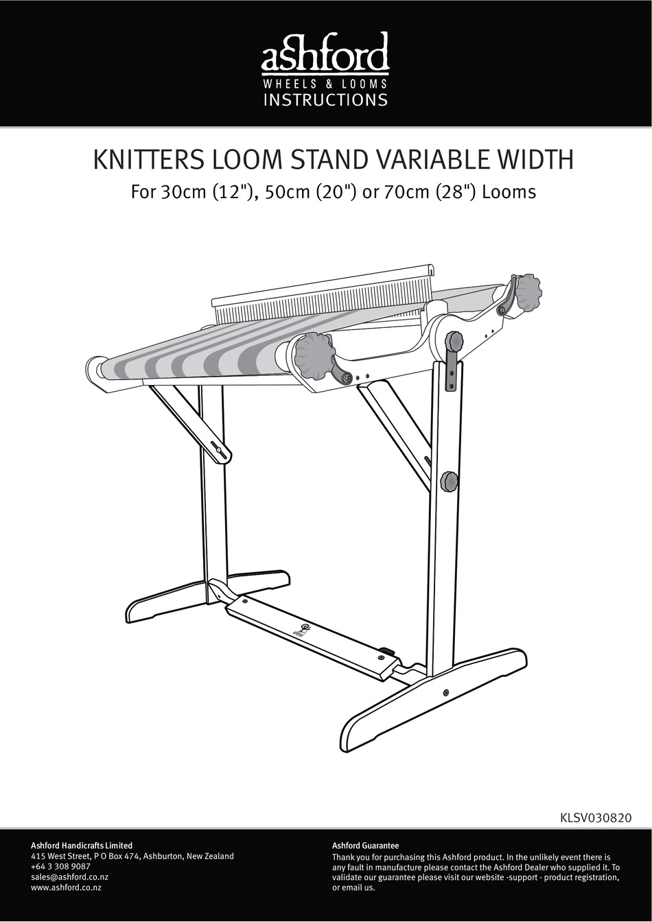 ASHFORD KLSV030820 INSTRUCTIONS Pdf Download ManualsLib