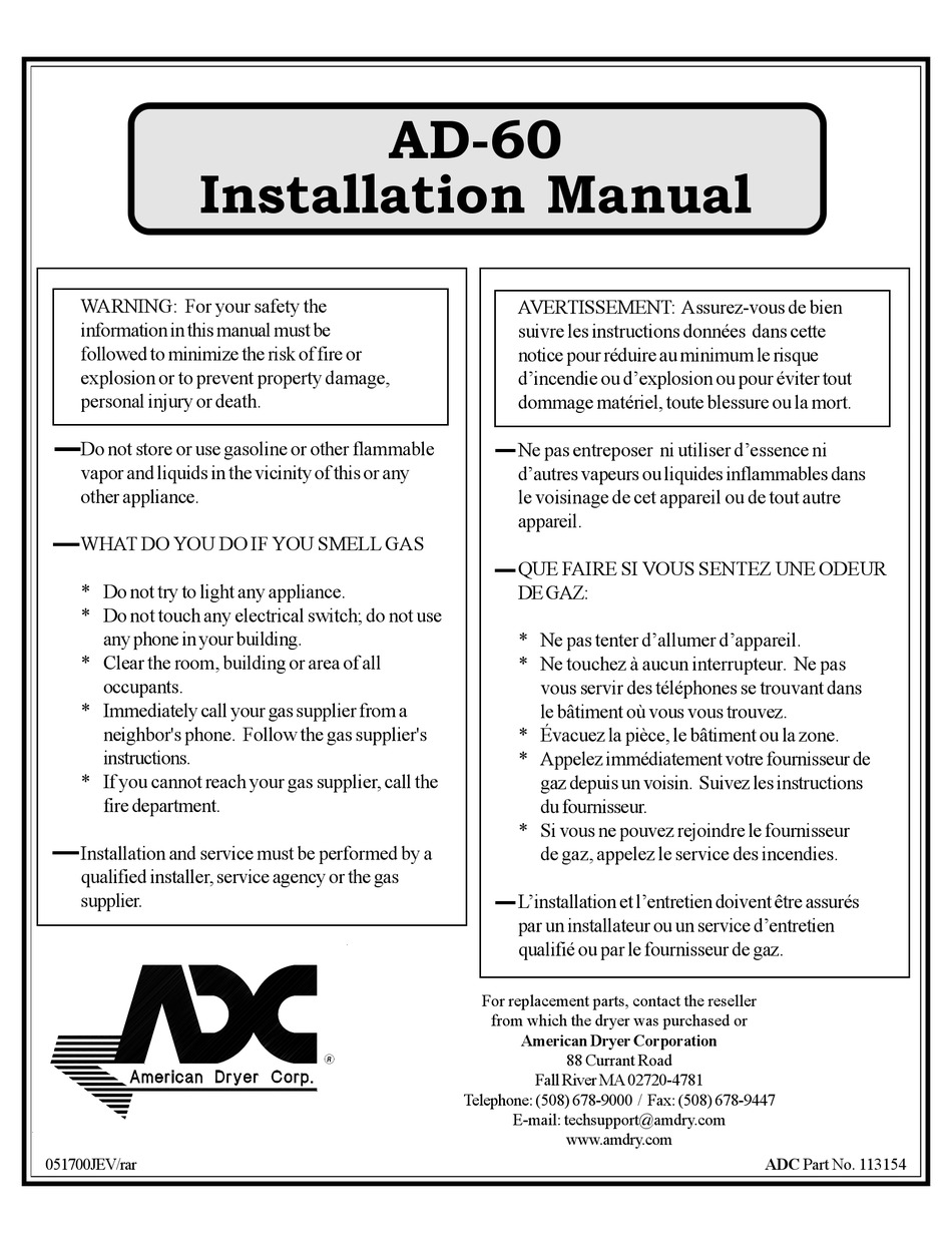 ADC AD INSTALLATION MANUAL Pdf Download ManualsLib