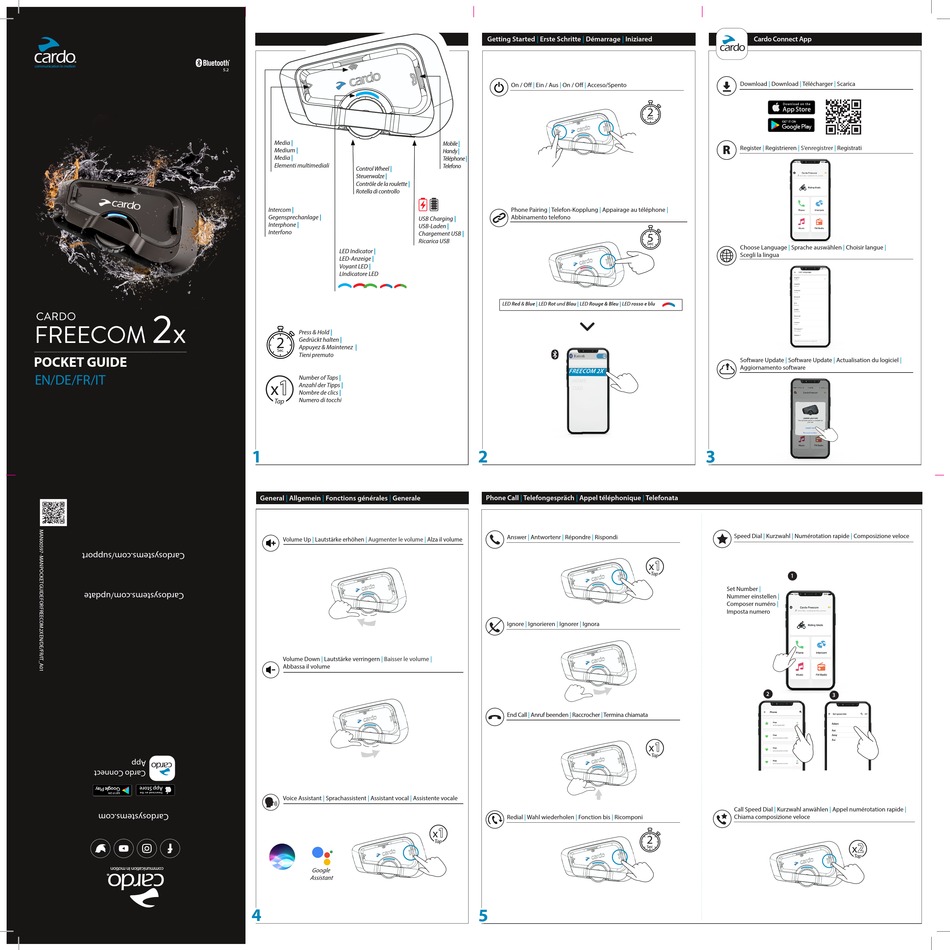 CARDO SYSTEMS 2X POCKET MANUAL Pdf Download ManualsLib