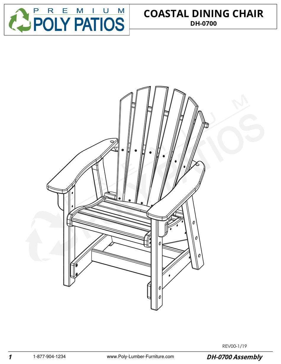 PREMIUM POLY PATIOS BREEZESTA DH0700 ASSEMBLY Pdf Download ManualsLib
