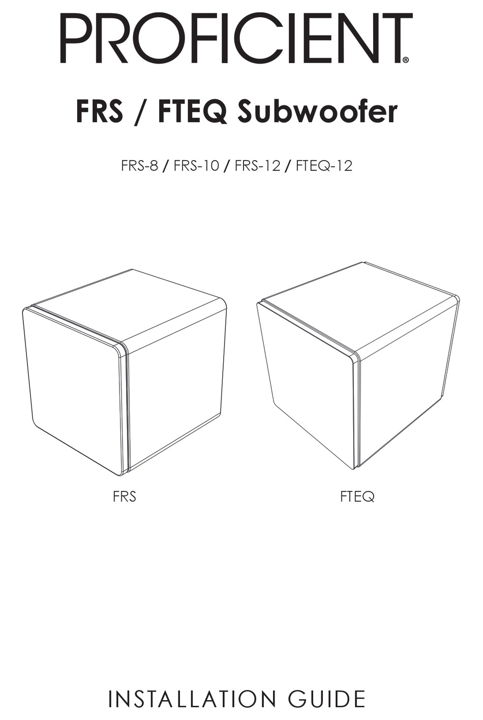 PROFICIENT FRS8 INSTALLATION MANUAL Pdf Download ManualsLib