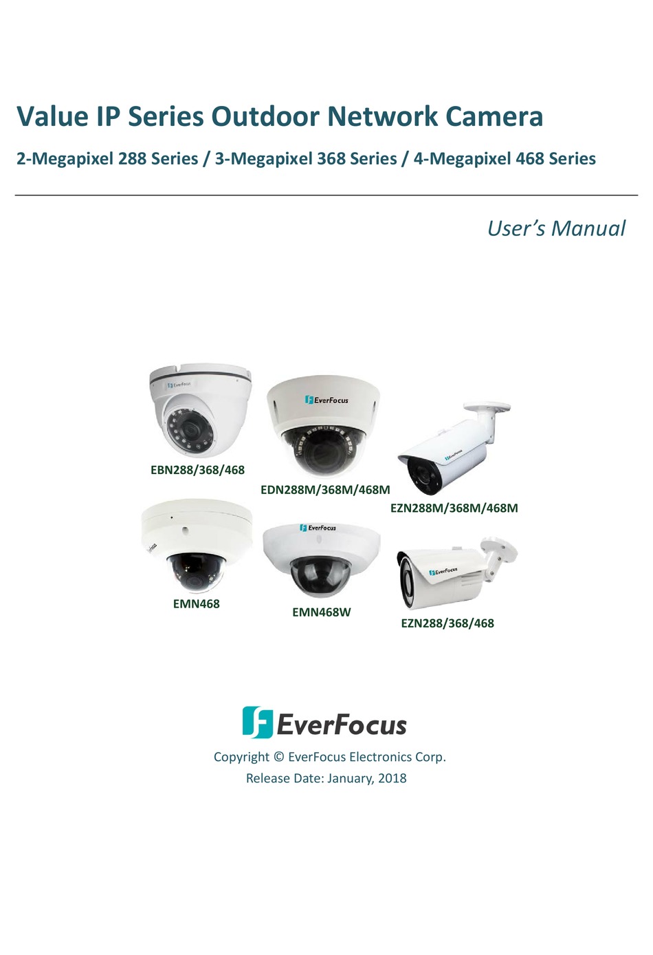 EVERFOCUS 288 SERIES USER MANUAL Pdf Download ManualsLib