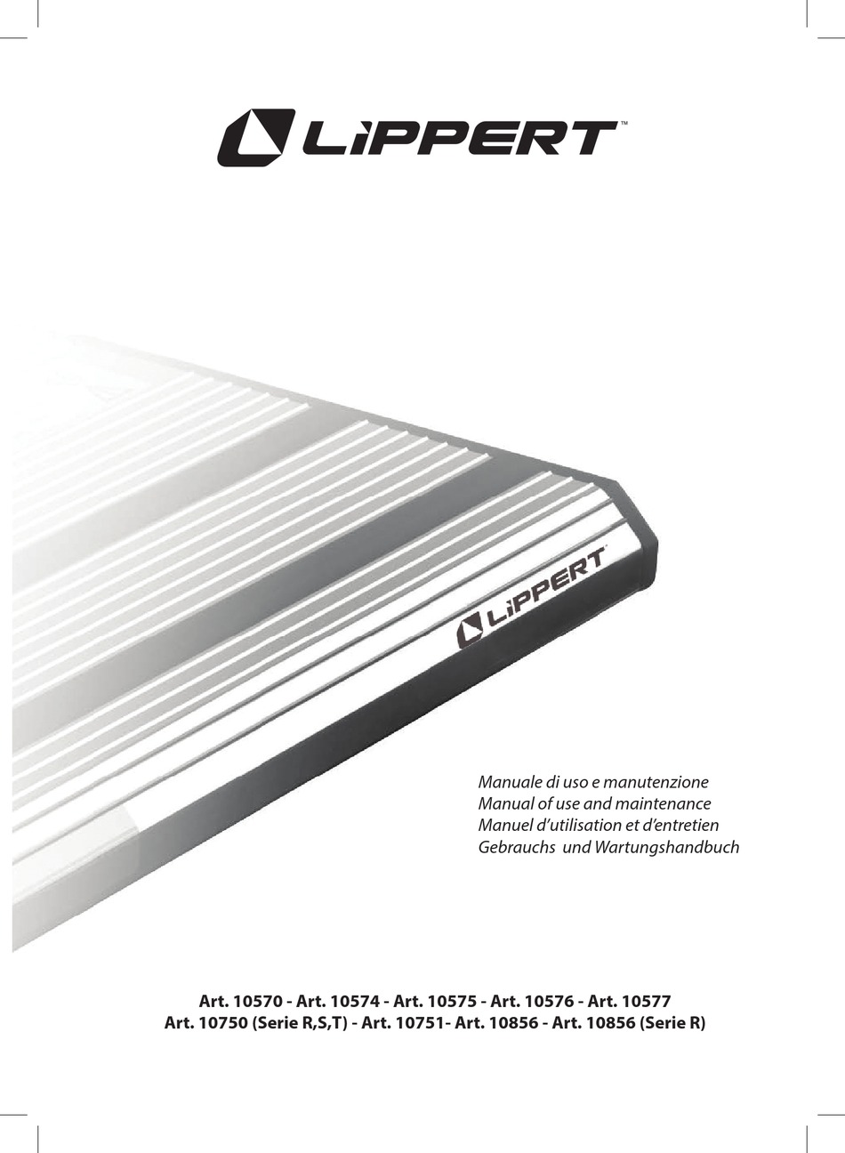 LIPPERT 10570 MANUAL OF USE AND MAINTENANCE Pdf Download ManualsLib