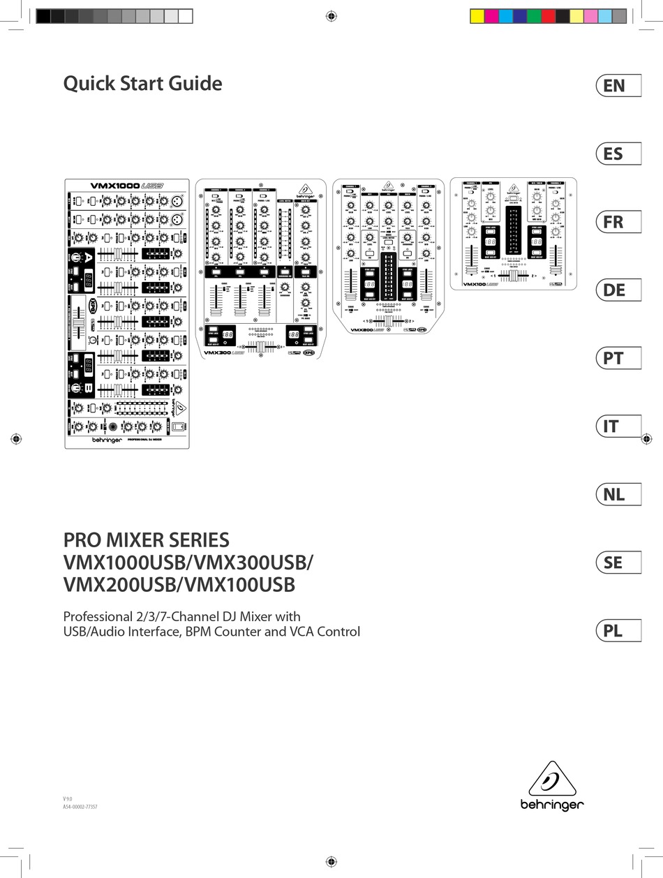 behringer vmx1000usb software download