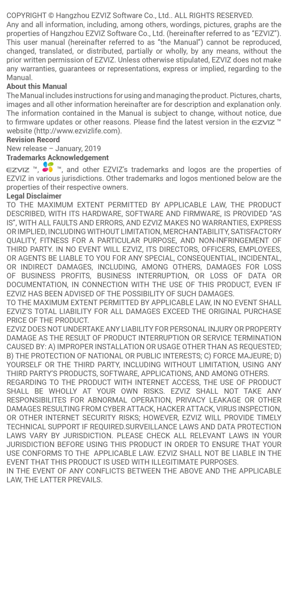 EZVIZ C8C LITE MANUAL Pdf Download ManualsLib