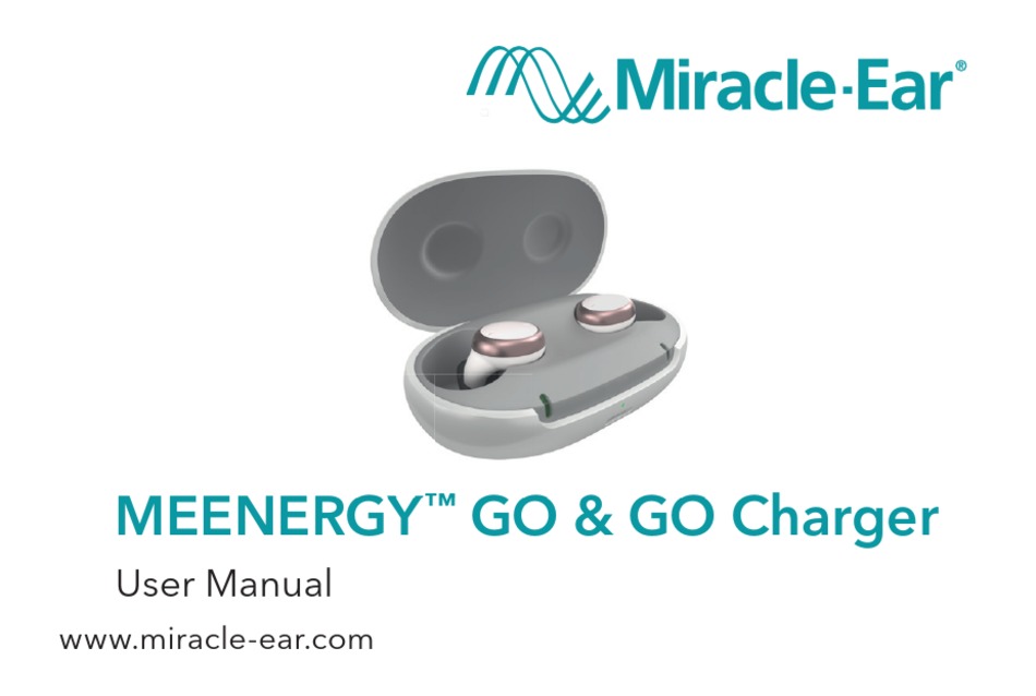 MIRACLEEAR MEENERGY GO & GO USER MANUAL Pdf Download ManualsLib