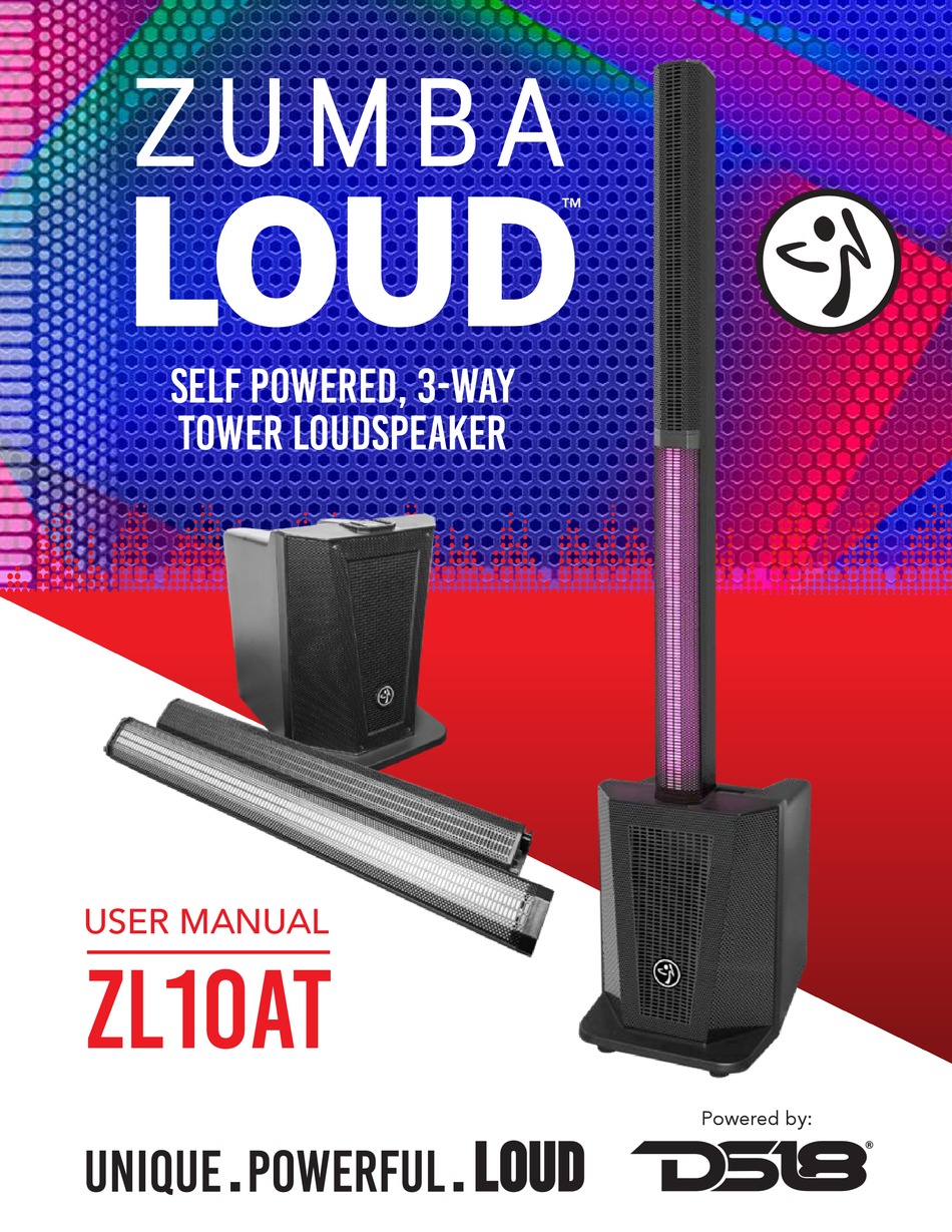ZUMBA LOUD ZL10AT USER MANUAL Pdf Download ManualsLib