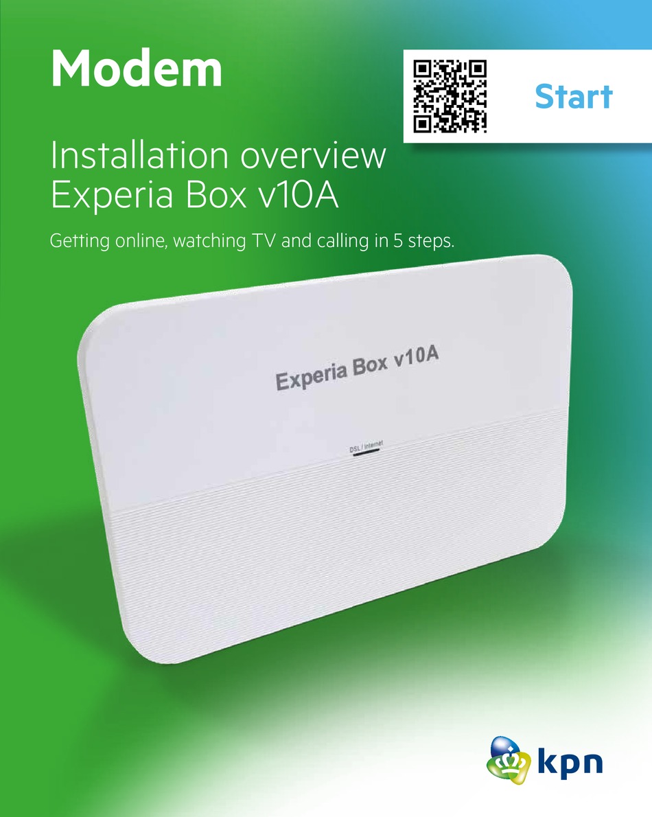 KPN EXPERIA BOX V10A INSTALLATION OVERVIEW Pdf Download ManualsLib