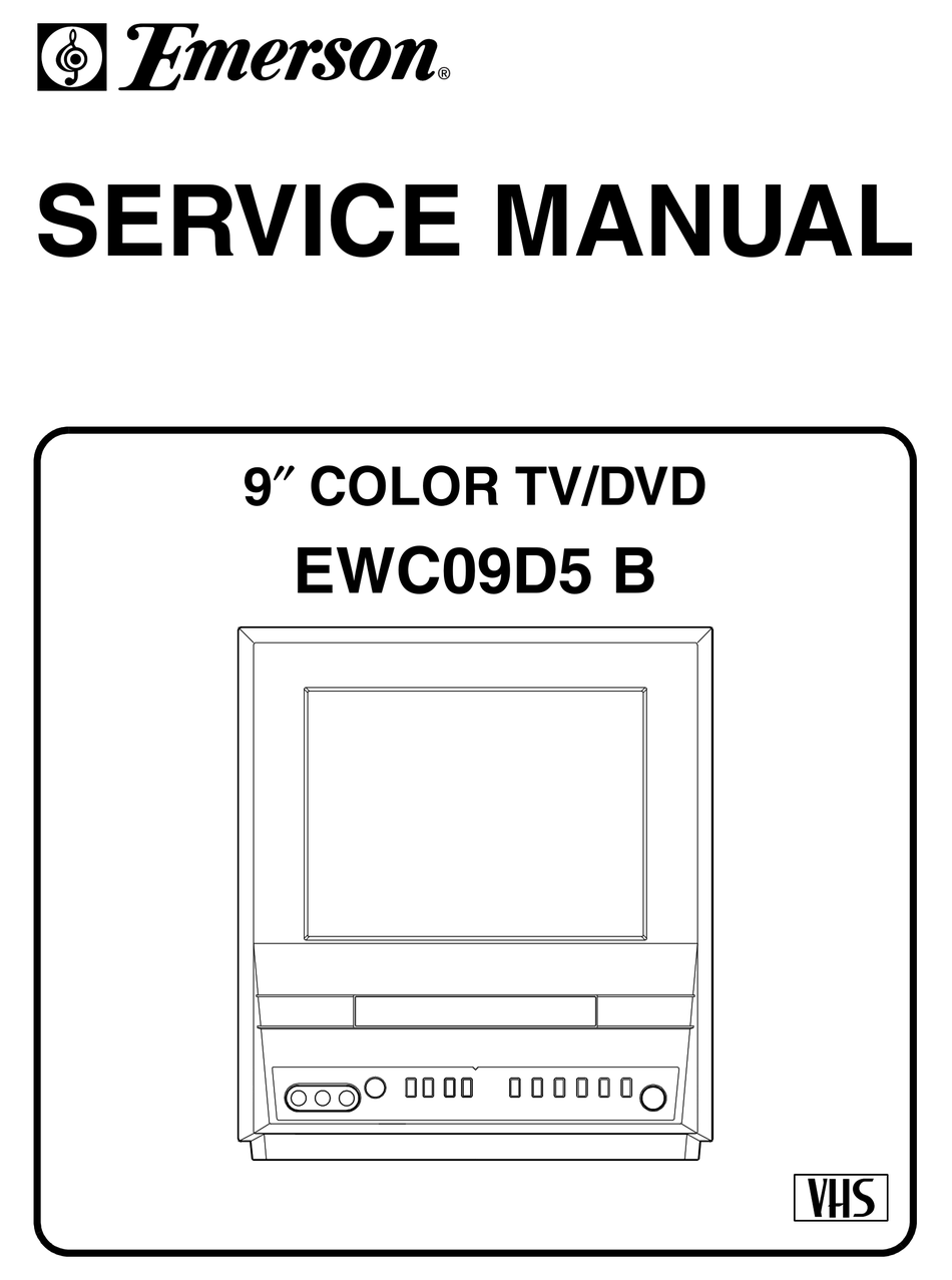 EMERSON EWC09D5B SERVICE MANUAL Pdf Download | ManualsLib