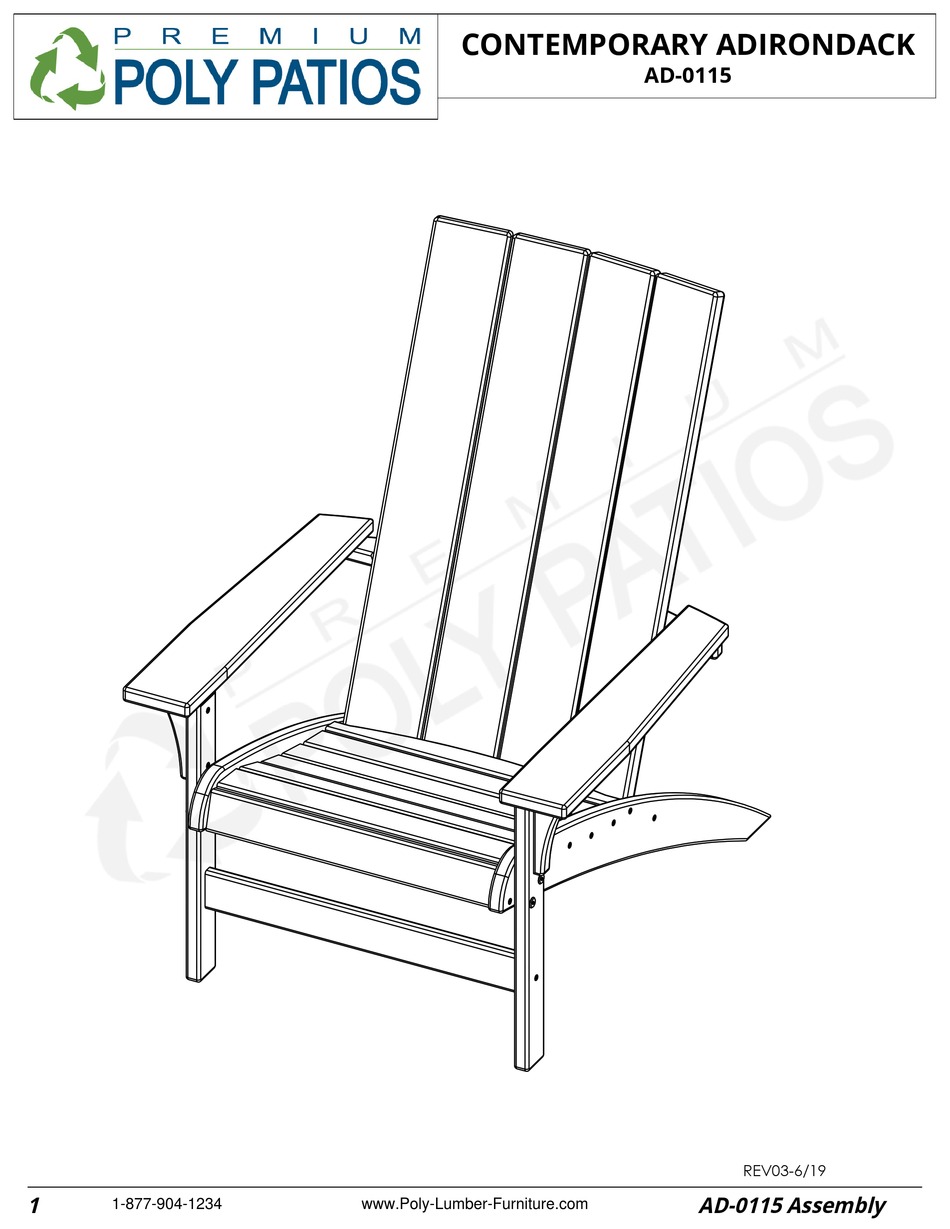 PREMIUM POLY PATIOS BREEZESTA AD0115 ASSEMBLY Pdf Download ManualsLib