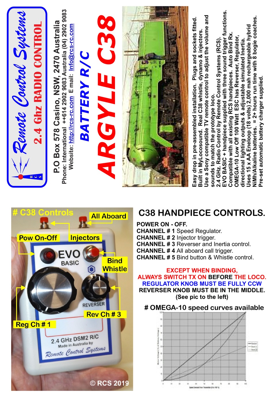 REMOTE CONTROL SYSTEMS ARGYLE C38 MANUAL Pdf Download ManualsLib