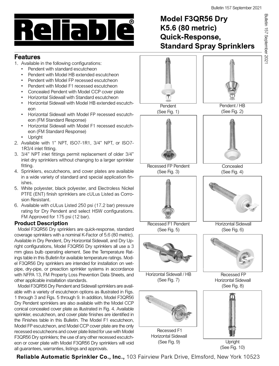 RELIABLE F3QR56 MANUAL Pdf Download ManualsLib