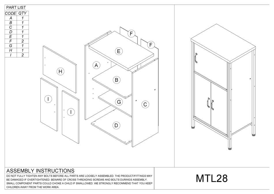 CRACK MTL28 ASSEMBLY INSTRUCTIONS Pdf Download | ManualsLib