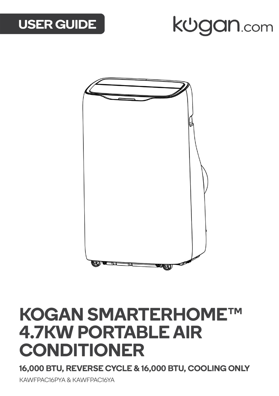 KOGAN SMARTERHOME KAWFPAC16YA USER MANUAL Pdf Download ManualsLib