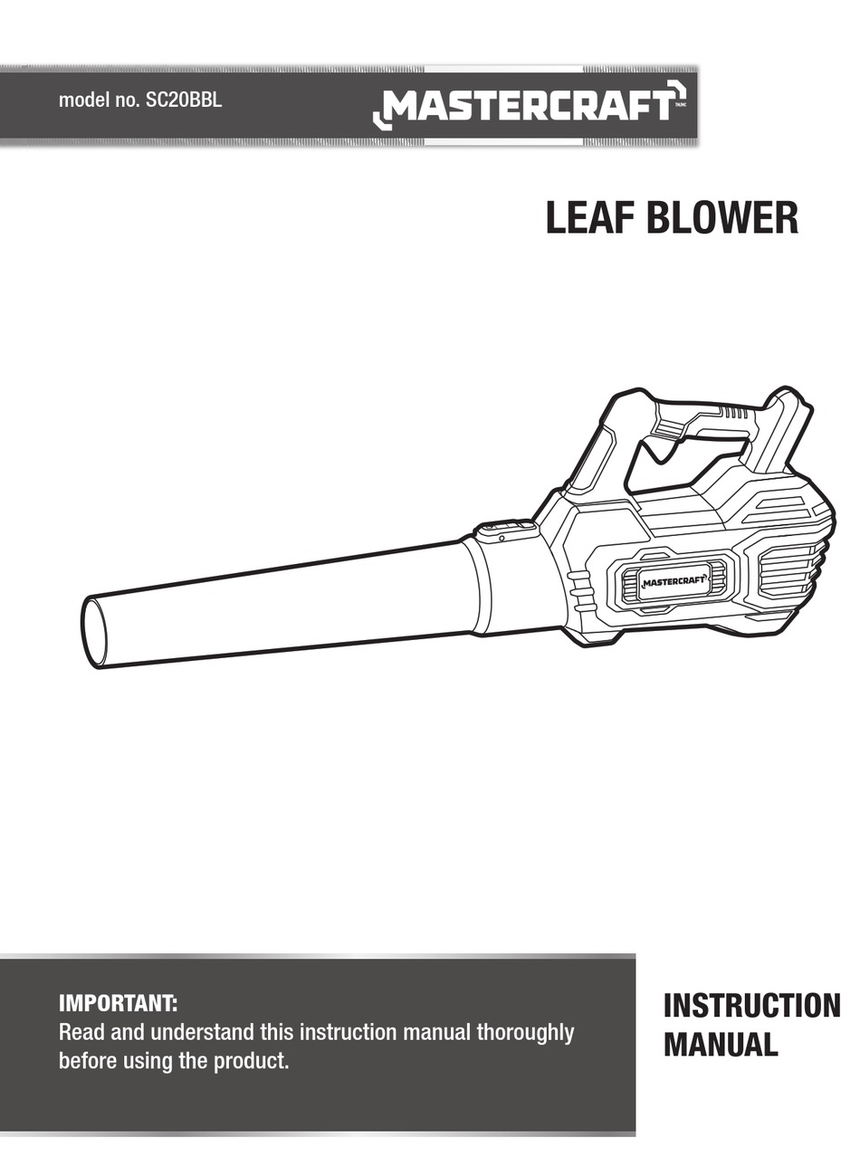 Mastercraft 2024 leaf blower