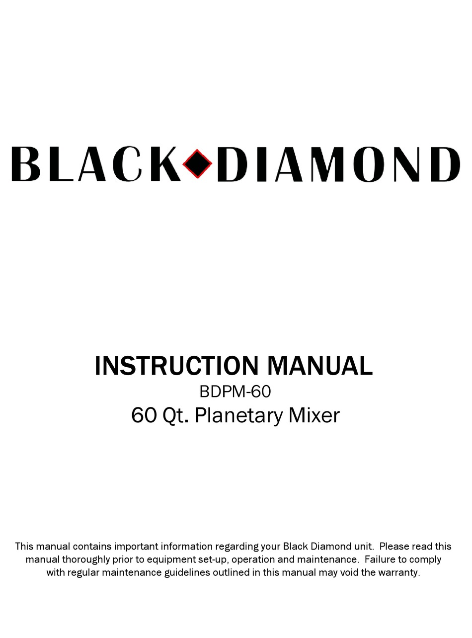 BLACK DIAMOND EQUIPMENT BDPM60 INSTRUCTION MANUAL Pdf Download ManualsLib