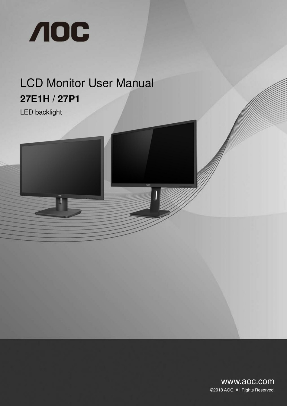 AOC 27E1H User Manual [Page 56 