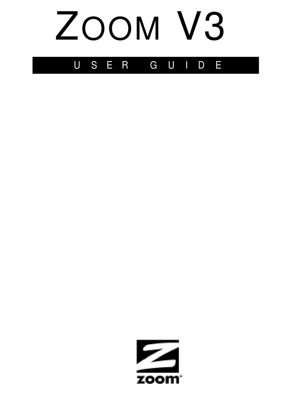 ZOOM GATEWAY/ROUTER V3 NETWORK ROUTER USER MANUAL ManualsLib