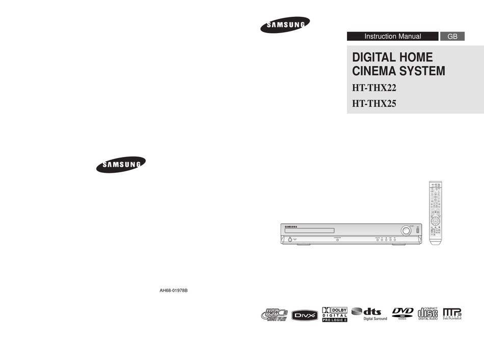 SAMSUNG HTTHX22 HOME THEATER SYSTEM INSTRUCTION MANUAL ManualsLib