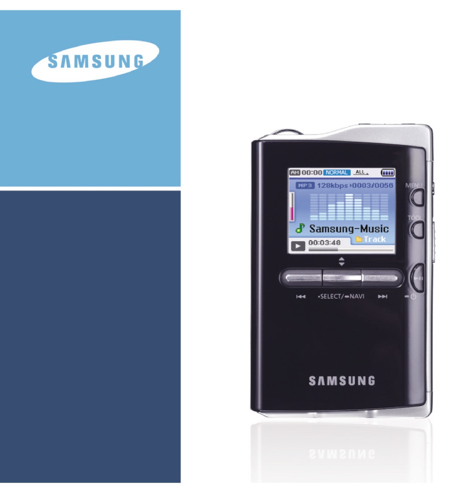 SAMSUNG YHJ70JLBXAC MP3 PLAYER MANUAL ManualsLib