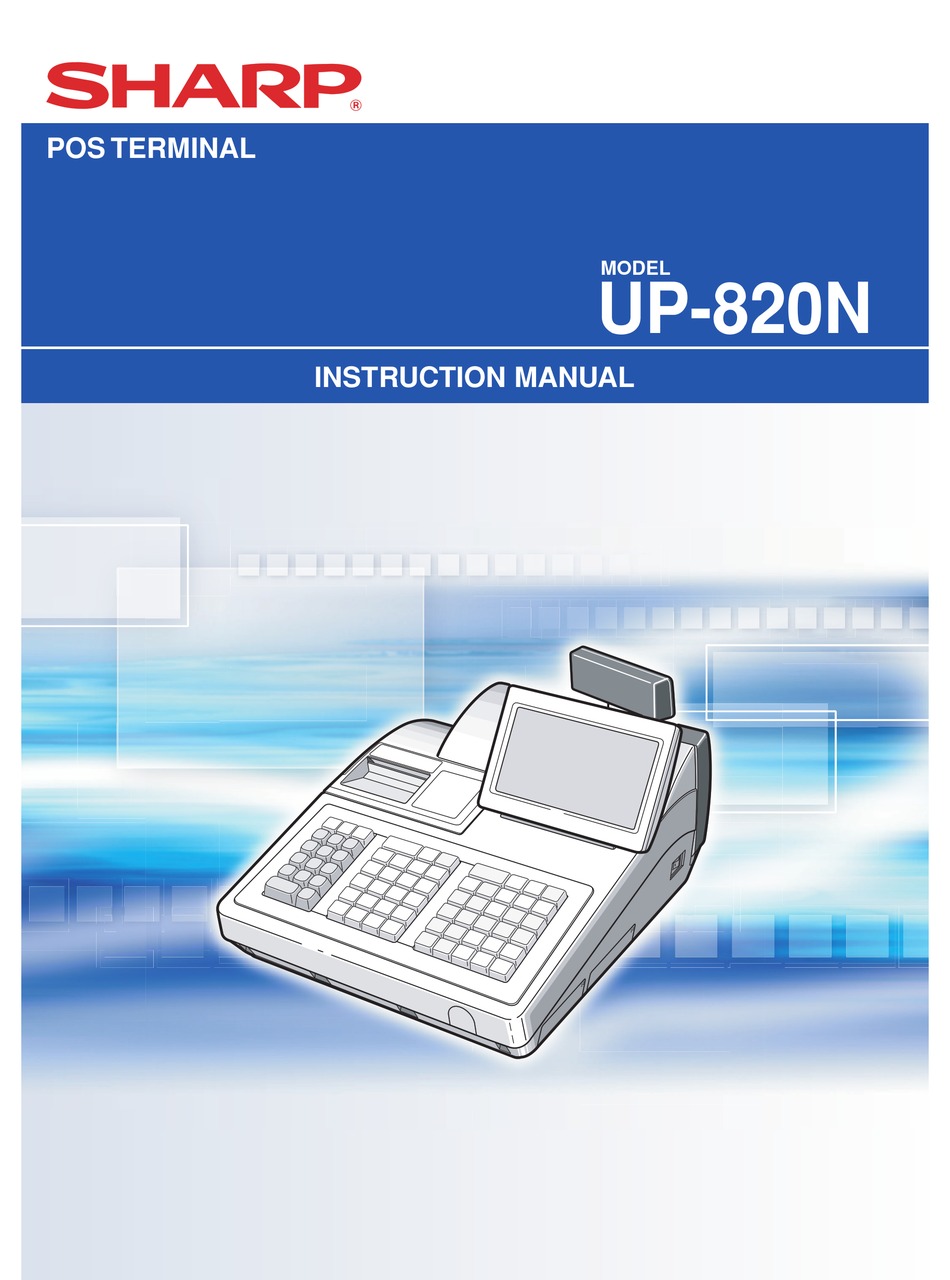 Sharp Up 0n Instruction Manual Pdf Download Manualslib