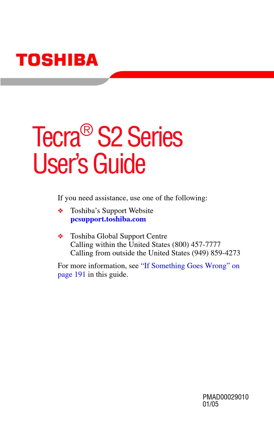 TOSHIBA S2 LAPTOP USER MANUAL | ManualsLib