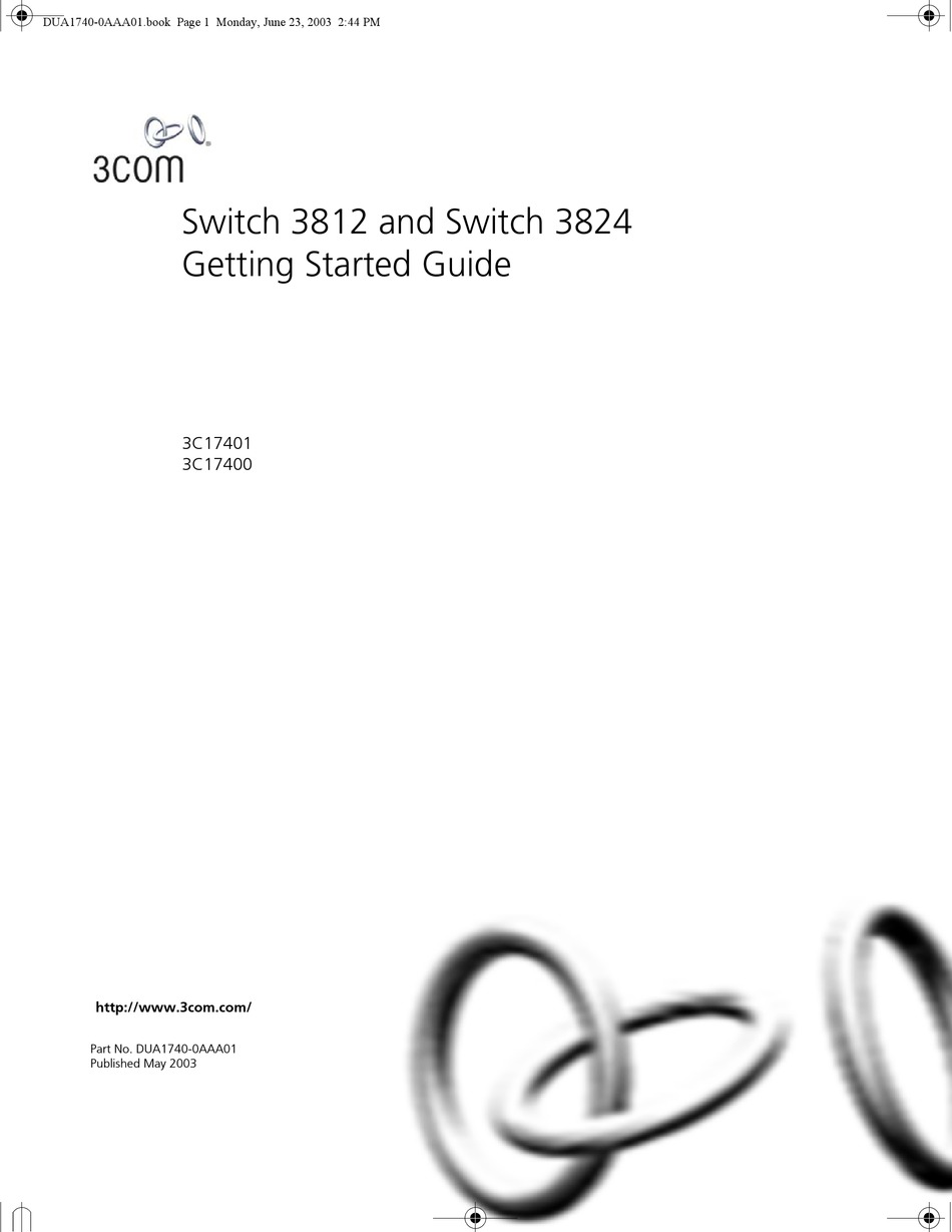 3COM Switch 3824 3C17400 24-Port 10/100/1000 Gigabit Managed Switch 